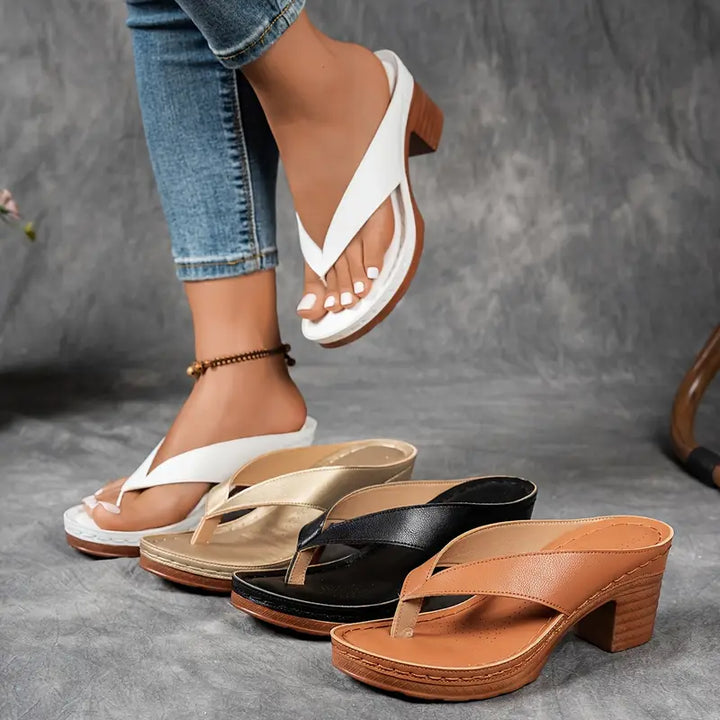 Ema | Ortopædisk Sandal Med Hæl