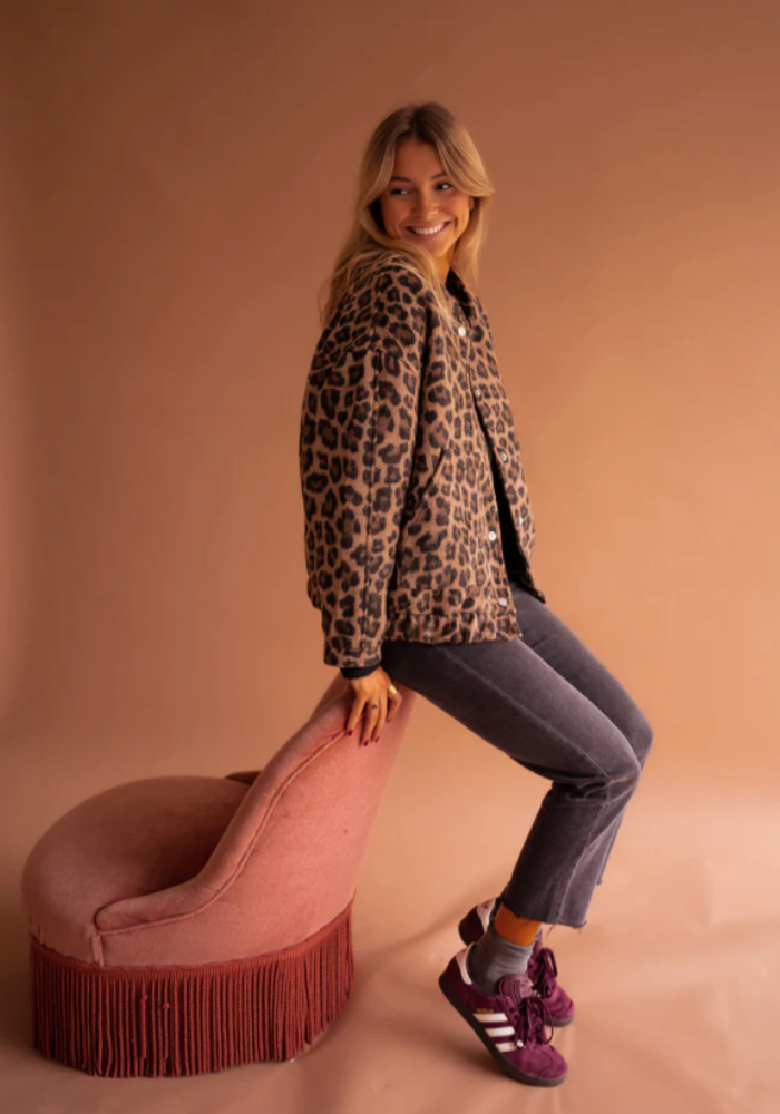 LEONA™ | Bomberjakken i leopard