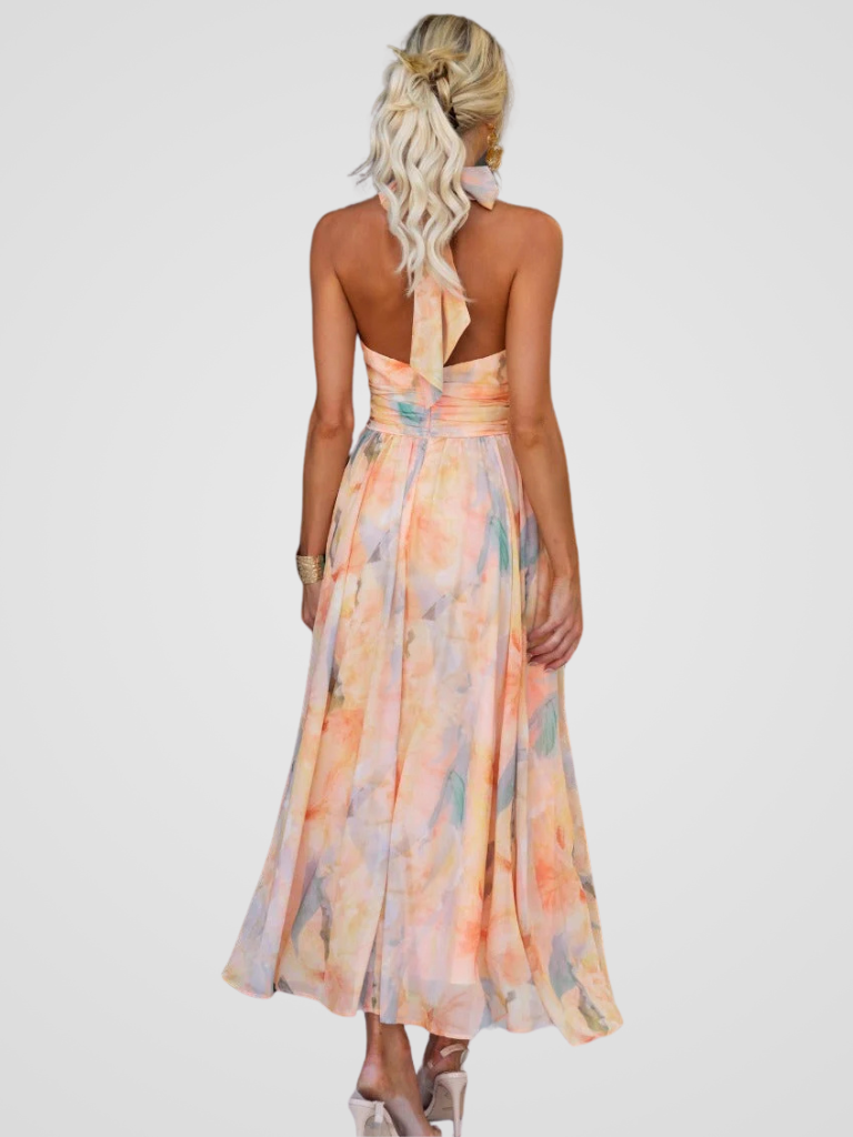 Jasmin - Fersken Kleid