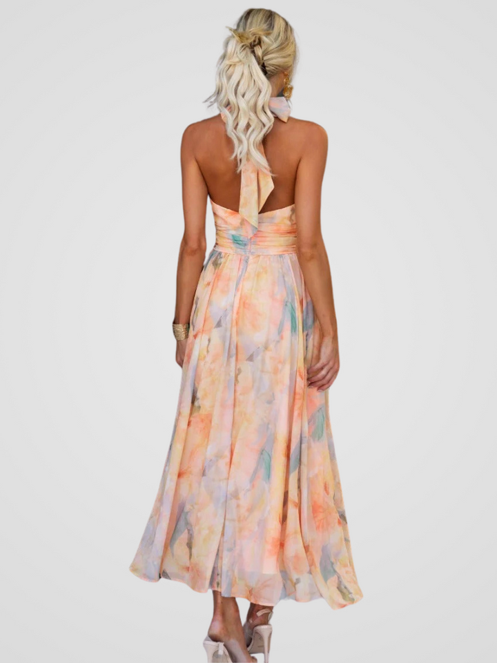Jasmin - Fersken Kleid