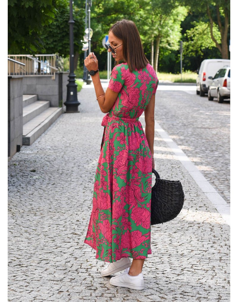 Laura | Elegant og behagelig blomsterkjole