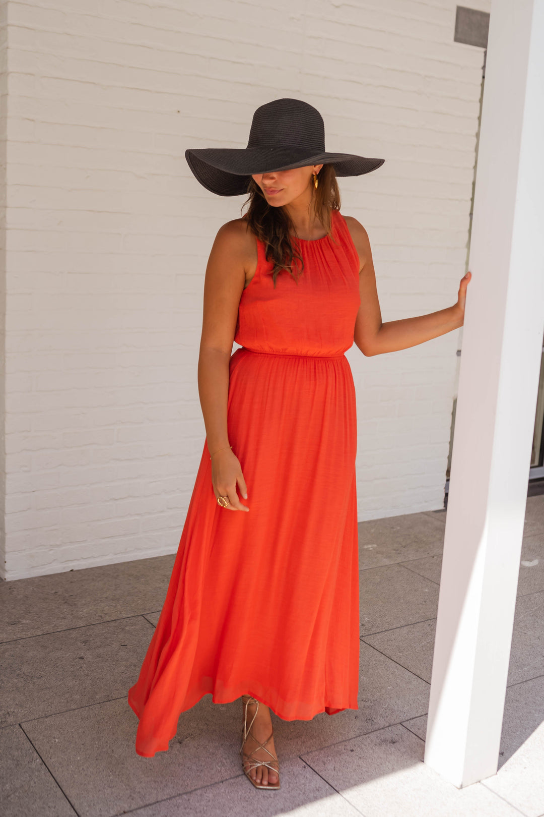 LISA™ | Sommerkjolen i lysende orange