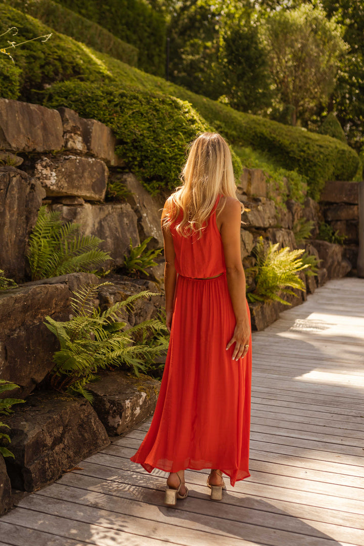 LISA™ | Sommerkjolen i lysende orange