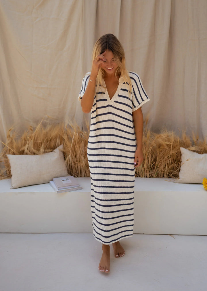 SOPHIA™ | DAS GESTREIFTE STRICKKLEID
