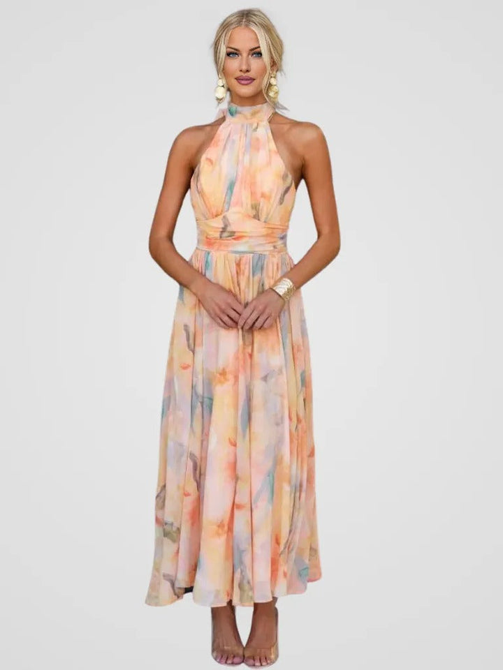 Jasmin - Fersken Kleid