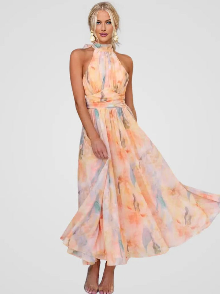 Jasmin - Fersken Kleid